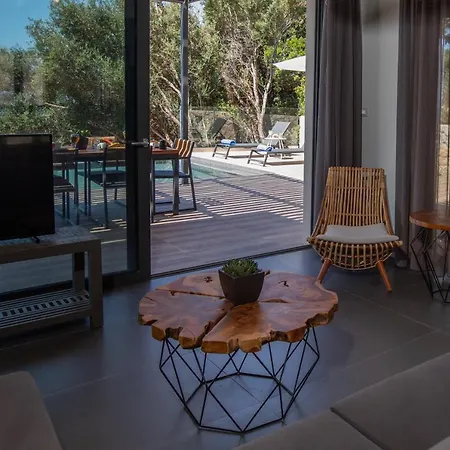 וילה Villa Lefka With Private Infinity Pool & Panoramic Sea Views