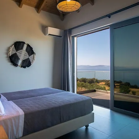 וילה Villa Lefka With Private Infinity Pool & Panoramic Sea Views *
