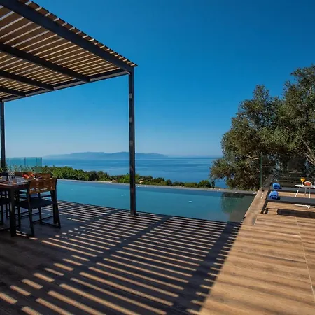 Villa Lefka With Private Infinity Pool & Panoramic Sea Views *